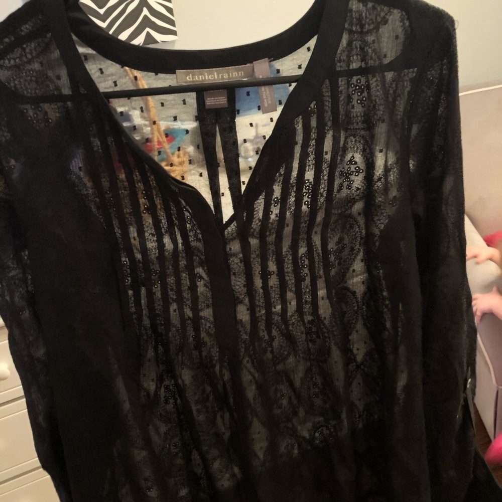 Black maternity button up. Worn once